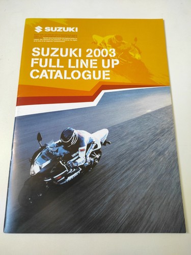 Suzuki gamme 2003 - suzuki,