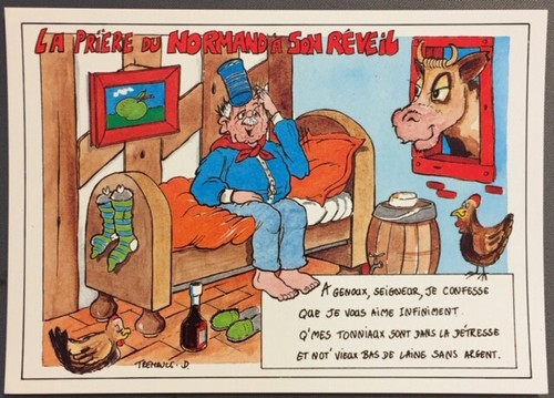 Carte postale humoristique - postale,