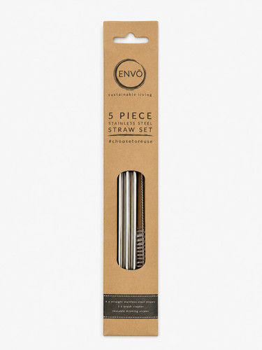 Paille acier inoxydable - paille, en