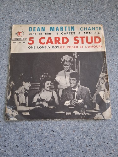 Dean martin card stud - "5,