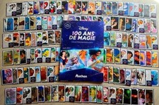 Cartes Auchan DISNEY 100 ans de la magie 2023 autocollants stickers