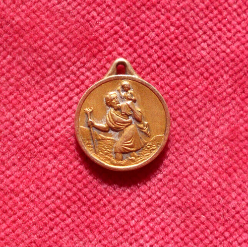 Saint christophe médaille - saint,