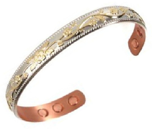 Bracelet magnétique cuivre - , et