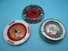 Lot 3 Anciens Cendrier  publicitaire Picon / bière