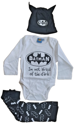 Batman ensemble barboteuse 3 - ,ensemble,