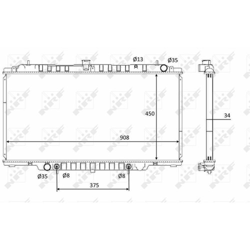 Radiateur refroidissement - radiateur, de