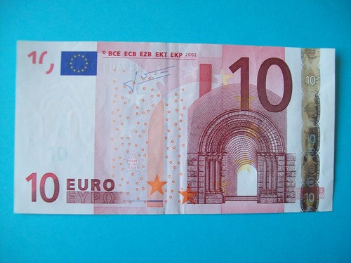 Billet euros allemagne p - 10,