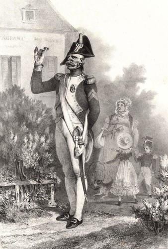Costume militaire empire - costume,