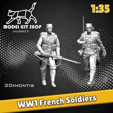 1:35 - Figurines WW1 Soldats Français by modelkit.fr