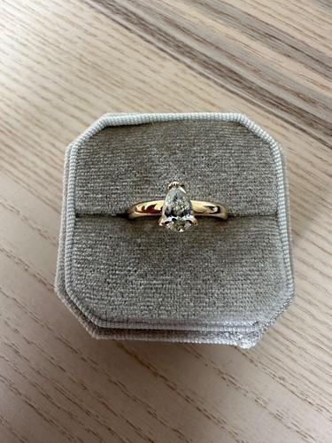 Bague fine solitaire diamant - bague,
