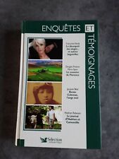 LIVRE " ENQUETES ET TEMOIGNAGES" SELECTION READER 'S DIGEST