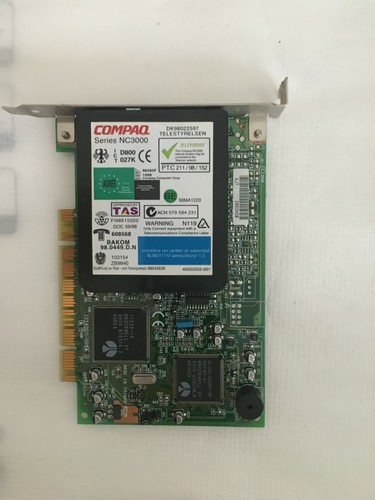 Carte modem fax compaq series - carte,