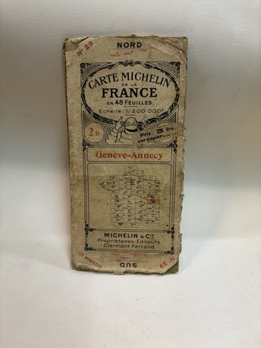 Carte michelin ancienne 29 - michelin,