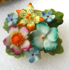 vintage Broche florale en