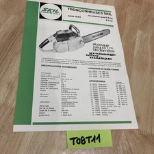 Tronçonneuse Skil 1644 caratéristiques prospectus catalogue publicité