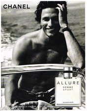 PUBLICITE ADVERTISING 095  2007  CHANEL  eau de Cologne ALLURE SPORT homme 2