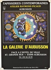 Affiche Tapisserie JEAN PICART LE DOUX Galerie d'Aubusson