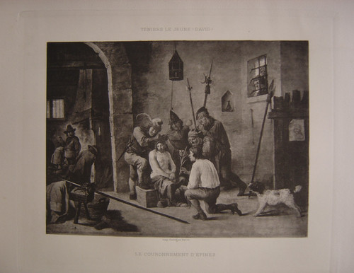 Belle estampe couronnement - estampe,