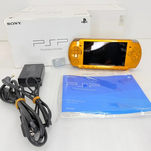 Console sony psp 3000 jaune - psp-3000,