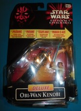 STAR WARS HASBRO 1999 EPISODE 1 . DELUXE . OBI-WAN KENOBI .NEUF SOUS BLISTER