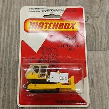  MATCHBOX 64 CATERPILLAR D-9 JAUNE NEUF SOUS BLISTER 1/64