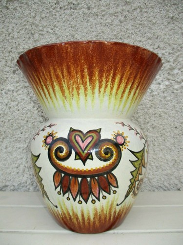 Vase fouillen quimper - p.,