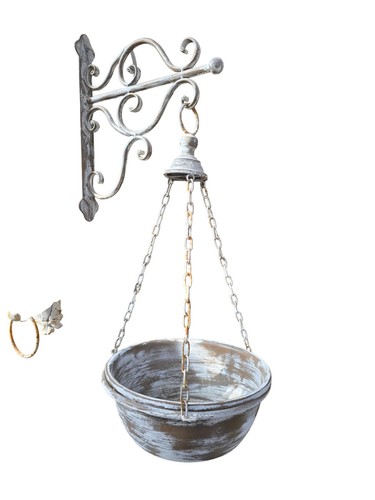 Suspension jardinière porte - jardinière,