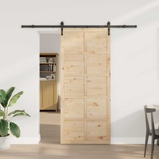 Porte coulissante Naturel Bois