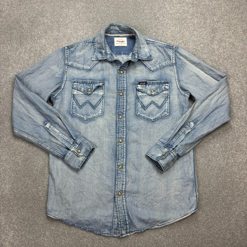 Chemise jean wrangler - chemise,