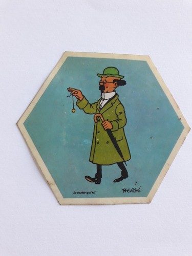 Sticker vache qui rit tintin - rit,