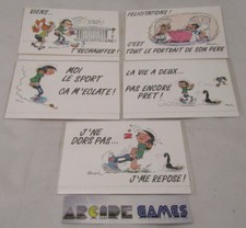 LOT 5 CARTES POSTALES NEUVES