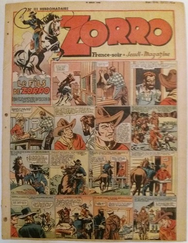 Zorro jeudi magazine 111 - jeudi,