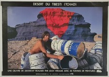 Francolon - Verame	Désert du tibesti ( Tchad ) Circa 1990 Affiche Originale