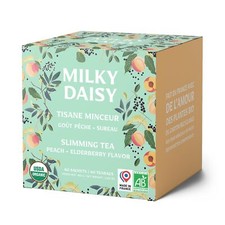 - Tisane Minceur Bio - Saveur Pêche Sureau - Drainant et Amincissant - 40 Sac...