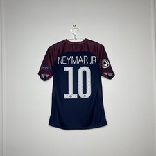 Maillot de Football PSG STADIUM 2017 2018 neymar jr messi nameset BrAZil Maglia