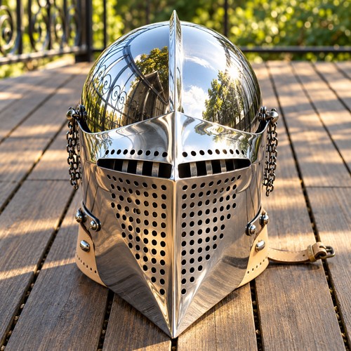 Casque chevalier médiéval - casque,