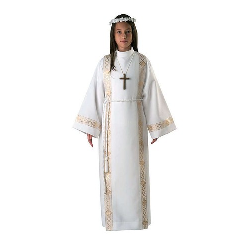 Aube communion unisex bord - , or