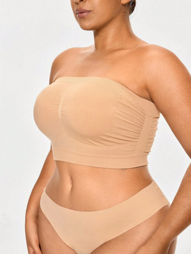 Seamless strapless shapewear
