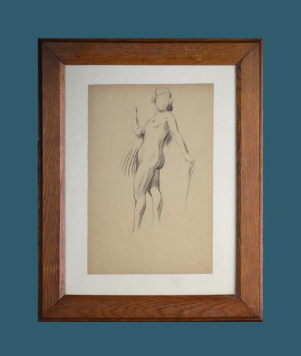 Dessin ancien claude émile - dessin, claude-Émile