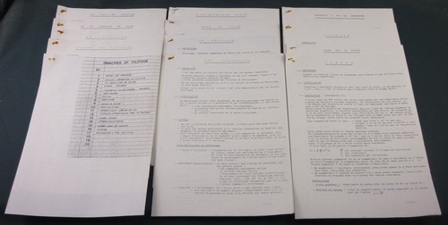 Lot documents principes de - documents,