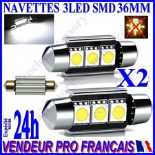 2 AMPOULE NAVETTE A 3 LED SMD