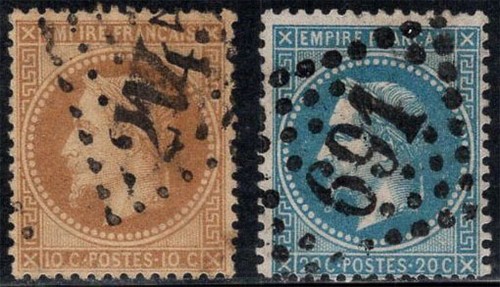 France 1867 28b 29b - france, 28b-29b
