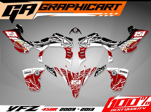 Yamaha yfz 450 graphics kit - yfz,