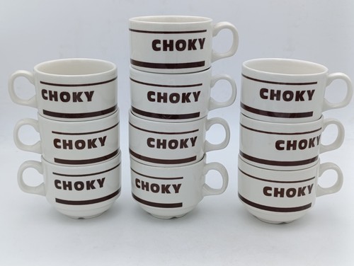 Lot tasses choky vintage - 10,
