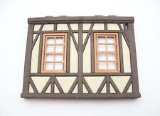 PLAYMOBIL (L31c05) MOYEN-AGE - Mur Colombage Fenêtres 3448 3449 3666 4300 Jauni