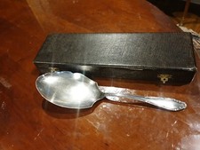 Argenterie Ancienne Pelle A Gâteau En Métal Argenté Poinconné Laki Louche Crème 