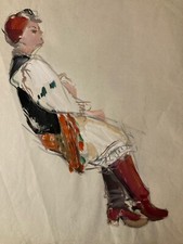 Beau dessin gouache - beau,