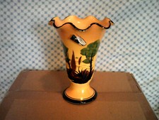 Vase céramique Vallauris - Décor cigale en relief