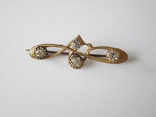 Broche vintage strass - vintage,