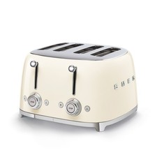 Toaster 4 tranches crème inox